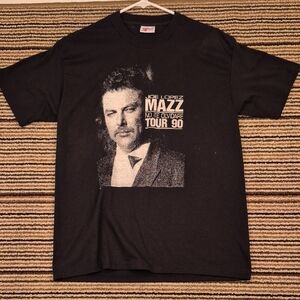 MAZZ Joe Lopez Rock Tejano Music Black Mens Large Band‎ T Shirt VTG RARE 90s